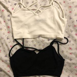 TWO Brandy Melville Cage Bralettes